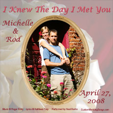 CD cover for Sample Wedding personalized first dance song