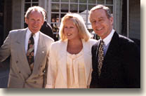 Kathleen Tarp with Bruce McPherson and Pete Wilson