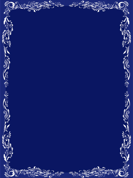 Blue Striped Border Lyric Sheet