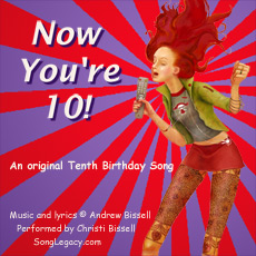 CD cover for original tenth birthday song