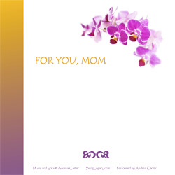 CD cover for original Tribute to Mother song 'For You, Mom'