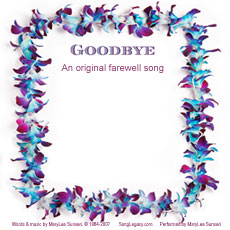 CD cover for original farewell celebration song