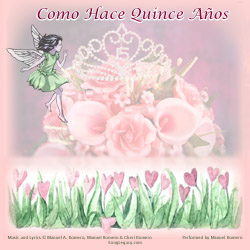 CD cover for original Quinceanera song