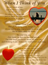 Click to see enlarged Valentine song lyric sheet